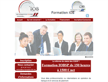 Tablet Screenshot of ma-formation-iob.org